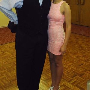 Gianni Bini bright pink Aztec dress